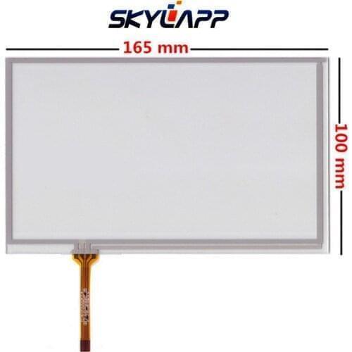 New 7''Inch TouchScreen 165mmx100mm 4 wire For GPS Navigation Resistance Handwritten Touch Panel Screen Glass Digitizer Repair