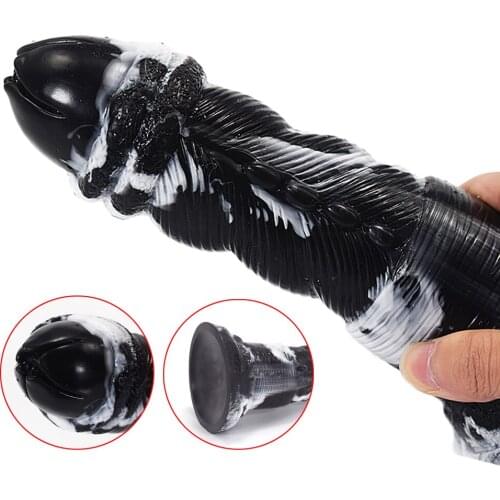 Huge Soft Dildo Anus Vagina women Masturbator dildo Male Artificial Penis Big Dildo Massage Anal Butt Plug Sex Toy For Adult