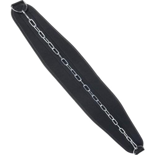 ADJUSTABLE WEIGHT LIFTING DIVE BELT DIP CHAIN WORKOUT STRENGTHENING TRAINING G