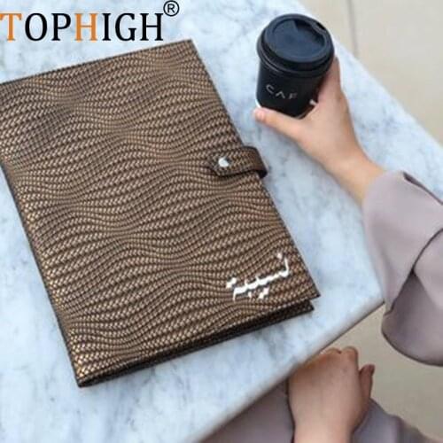 TOPHIGH Document Bag Fashion Gray Lizard Pattern File Bag For Women 2021 Business A4 File Holder Luxury For Ipad Holder