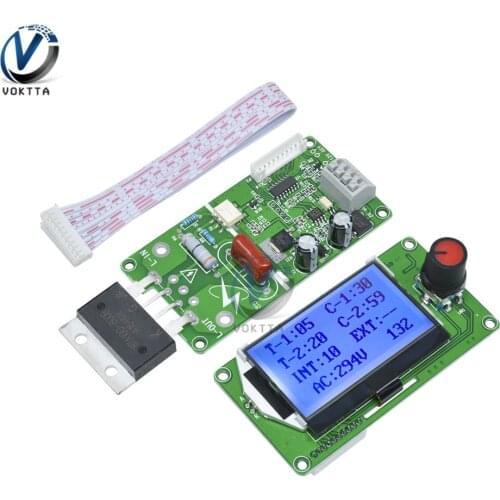 Spot Welder Controller Board 100A/40A LCD Digital Display Double Pulse Spot Welding Machine kit Placa Control Soldadura Puntos