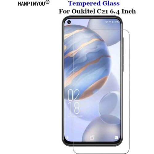 For Oukitel C21 Pro Tempered Glass 9H 2.5D Premium Phone Screen Protector Film For Oukitel C21 6.4"