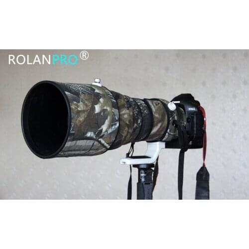 ROLANPRO Lens Camouflage Coat Rain Cover For Canon EF 400mm F/2.8L II USM Lens Protective Case Lens Coat For SLR camera