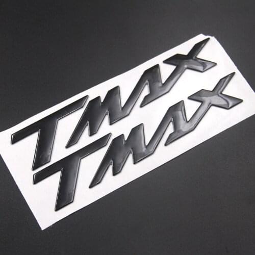 Motorcycle Emblem Badge Decal 3D Tank Wheel Logo "TMAX" Sticker For YAMAHA TMAX530 500 Silver Black Red Blue Gold