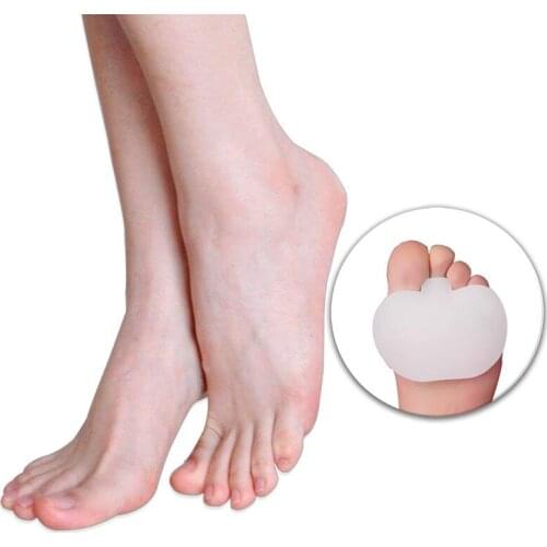 Forefoot Pads On High Heels Eases The Forefoot Silicone Insole Apple Shape Pad Half Size Shoes Pad Comfortable Breathable Pad