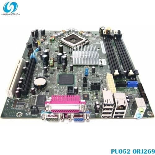 100% working for Dell 755 SFF motherboard small board Q35 motherboard PU052 ORJ269