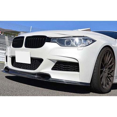 3-D Style Carbon fiber Front Lip Spoiler Fit For BMW F30 3-Series M-Sport Bumper