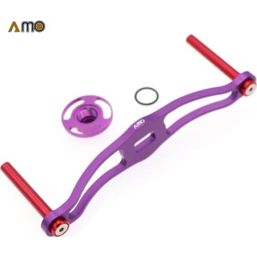 AMO DIY A style 80mm Inner Bending Aluminum Alloy Bait Casting Reels/ Drum Reels Handle Free shipping right or left handle