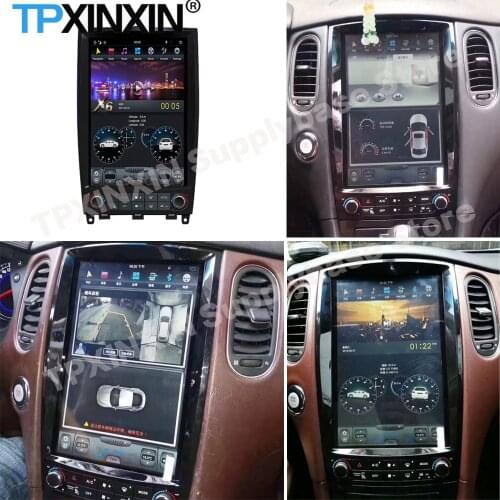 128G Tesla Screen Carplay Android Car Radio 2 Din Stereo Receiver For Infiniti QX50 EX25 EX35 2009-2019 GPS Navi Audio Head Unit