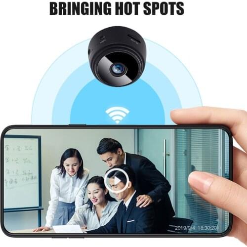 Wireless Mini Camcorder Surveillance Wifi Camera Magnetic 1080P HD Mini IP WIFI Camera Camcorder Home Security DVR 360 Degrees