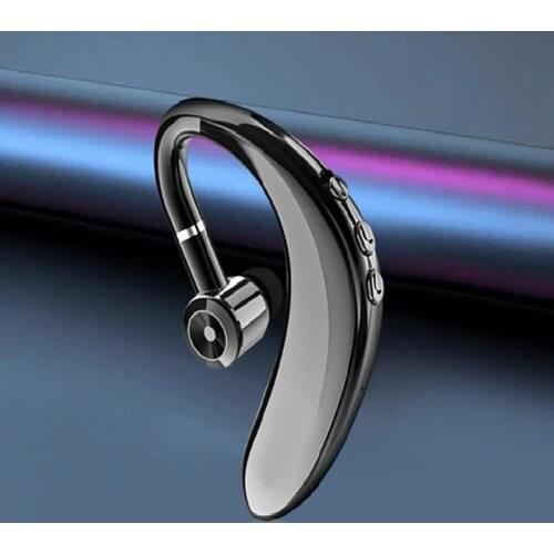 Bluetooth Wireless Earphone With Mic Handsfree Earloop Headset Drive Call Sports Business Headphones For iPhone Huawei Xiaomi