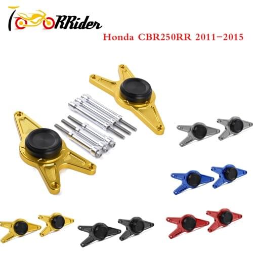 CBR 250 RR CNC Frame Slider Crash Pad Cover Protector Engine Stator Guard for 2011-2015 Honda CBR250RR CBR-250-RR 2012 2013 2014