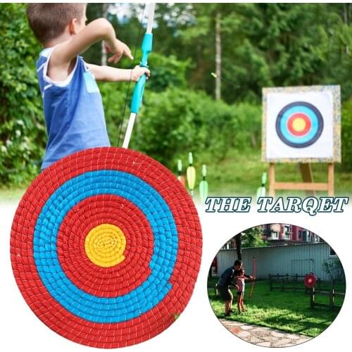 Diameter 60cm Compound Bow Shooting Target Bow Recurve Grass Target Archery Straw Products Target Bow And Arrow Shooting Target