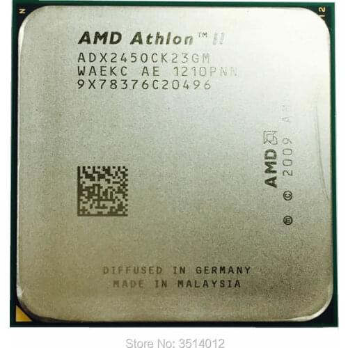 AMD X2 245 2.9 GHz Dual-Core CPU Processor ADX245OCK23GQ/ADX245OCK23GM Socket AM3