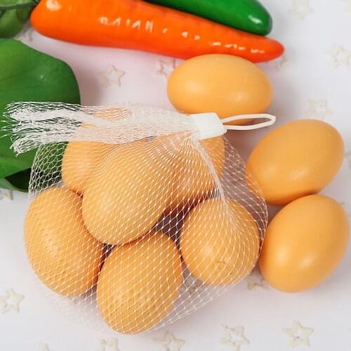 Hatching Egg Hen Poultry Hatch Breeding Simulation Fake Eggs Artificial Eggs DIY Painting Easter Egg Educational Toy Wood Craft