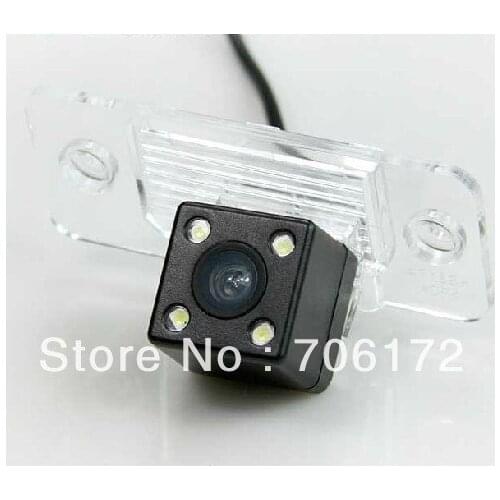 4 led car rear view camera for PORSCHE CAYENNE VW volkswagen SKODA FABIA/SANTANA/POLO(3C)/TIGUAN/TOUAREG/PASSAT/Golf V Variant