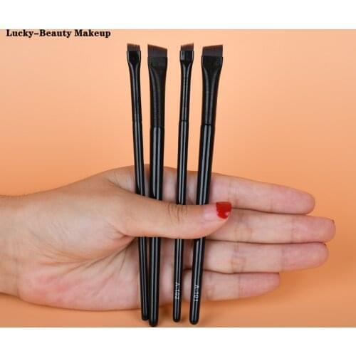 Lucky-Beauty Eyebrow Eyeliner Brush Professional Small Angled Eyebrow Brush Brow Contour Brush Fine Eyeliner Brush Makeup Tools