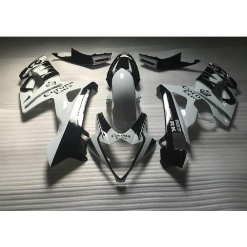 Injection mold Fairing kit for GSXR1000 05 06 GSX-R Corona White black GSXR 1000 K5 2005 2006 Fairings SET+gifts SD45