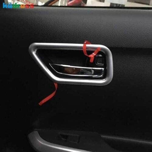 For Suzuki Vitara Escudo 2015 2016 2017 ABS Matte Car Interior Door Handle Cover Trims Frame Trims Stickers Accessories