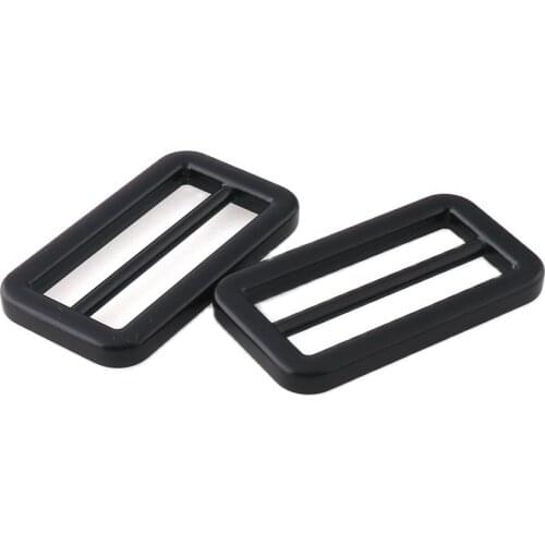 Metal Heavy Duty Strong Shoulder Bag Strap Belt Web Rectangle Adjust Tri-glide Buckle Slider Loop Ring Leather Craft Repair