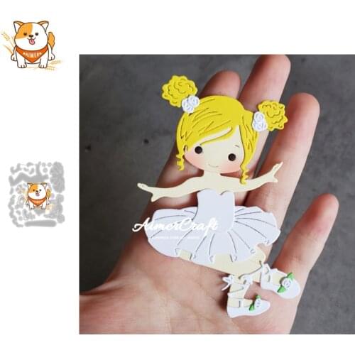 Ballet Dancer Metal Cutting Dies Mold Knife Scrapbooking Stencil DIY Embossing Craft Die Cuts Card Making New Dies For 2020