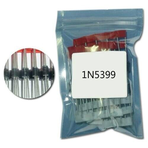 100pcs/lot 1N5399 schottky diode tvs rectifier diode set 1n5399 zener diodes 1.5A high voltage diode schottky kit