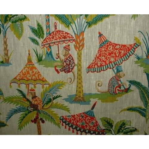 Monkey Parasol Art Film Print Silk Poster Home Wall Decor 24x24inch