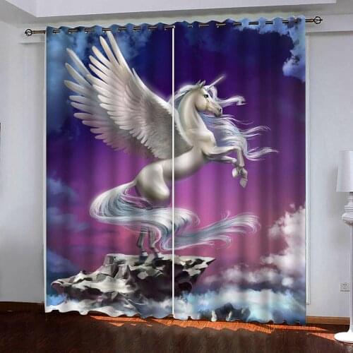 Modern Fantasy Tianma Window curtains Blackout Luxury 3D Curtain For Living room Bedroom Office Hotel decor