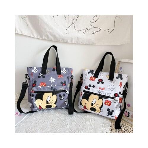 Disney Student cram bag female mickey mouse handbag 2020 messenger shoulder bag new cartoon bag shopping bag children tote bag