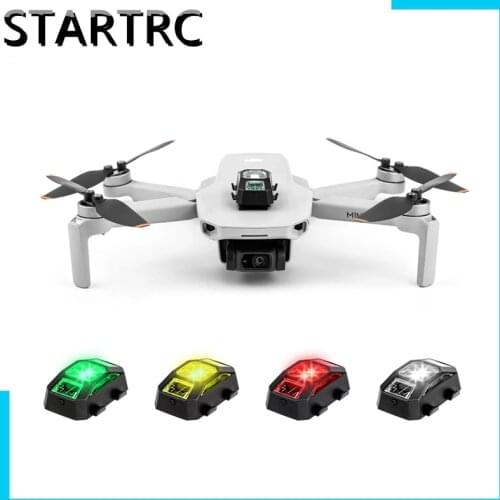 Drone LED Night Flight Lights Signal Strobe Lamp Alarm Indicator Light for DJI FPV / Air 2 / Mini 2 Drone Universal Accessories