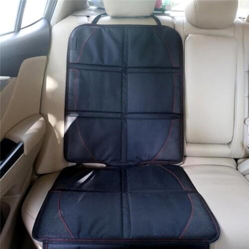 Universal Polyester PU Car Seat Cover Protector Seat Protection Cushion Pad Mat Child Baby Kids Chairs Auto Accessories Black