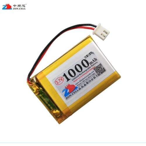 In 1000mAh 603048 3.7V lithium polymer battery telephone 603050 small pudding point reading machine Rechargeable Li-ion Cell