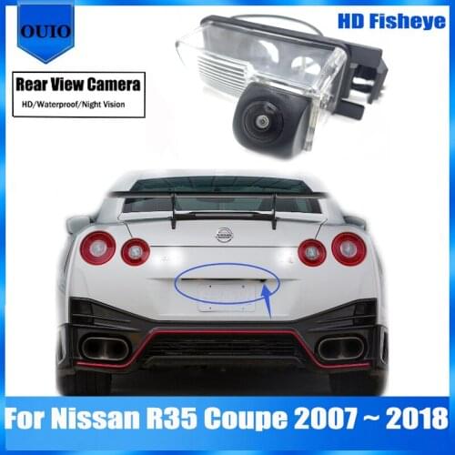 HD rear camera For Nissan R35 Coupe 2007 ~ 2018 2014 2015 2016 2017 Night vision Parking Reversing Camera / license plate camera