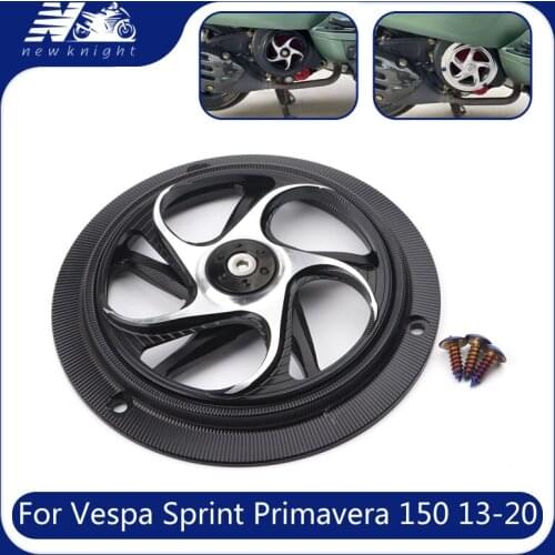 For Vespa Sprint 150 Primavera 150 2013-2020 Motorcycle Engine Fan Cover Protector Radiator Guard Automatic rotation Accessories