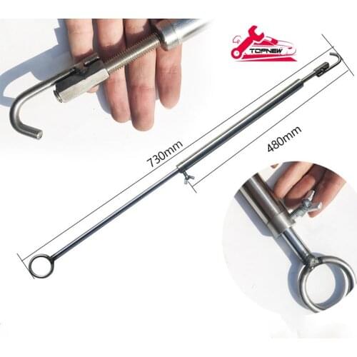 Bumper Protector Splitter, Universal Front Rear Lip Rod Splitter Bumper Protector Support Kit Strut Tie Bar Support (Silver)