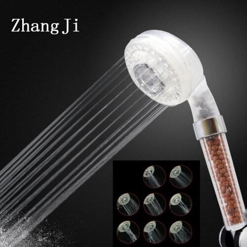 ZhangJi 8 Modes Rainfall Shower Head Water Saving Massage Nozzle High pressure ABS Filter Anion Handheld Showerhead
