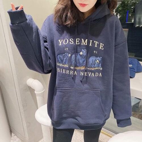 UNUTH Girls Embroidery Cotton Hoodies