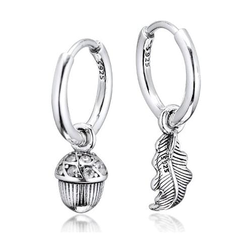 Acorn & Leaf 2020 Earrings Female 925 Sterling new Jewelry Long Dangle Round Earrings for Women Charm 2019 Jewelry Accessory