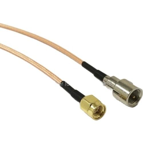 1PC New SMA Male Switch FME Male plug Connector RG316 Coaxial Cable 15CM 6" Adapter wholesale price