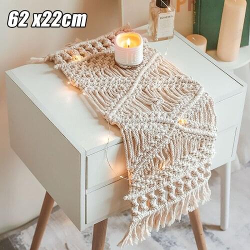 1Pc Nordic Cotton Rope Woven Placemat Hotel Restaurant Non-slip Coaster Insulation Pad Western Table Runner