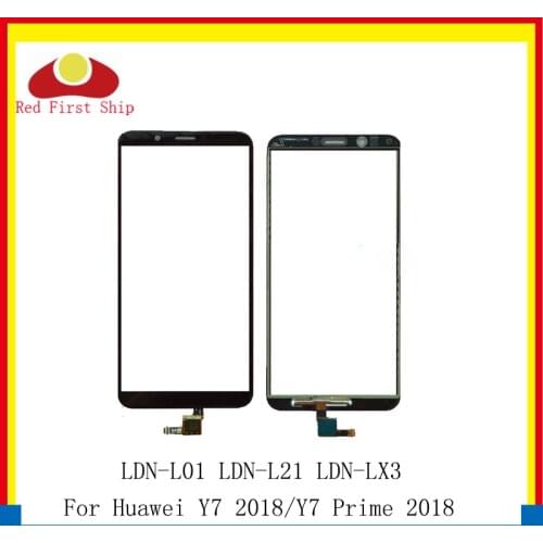 10Pcs/lot For Huawei Y7 Prime 2018 Touch Panel Sensor Digitizer Front Glass Y7 Pro 2018 Touch Screen