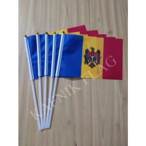 KAFNIK,5pcs Flag of Moldova 14 * 21CM Free shipping