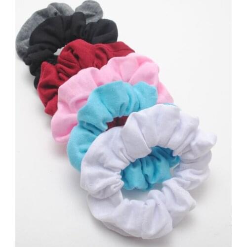 6pcs Girls Hair Tie Soft Elastic Hair Bands Women Small Size Scrunchies Headbands Gift Gum Lady Accessories