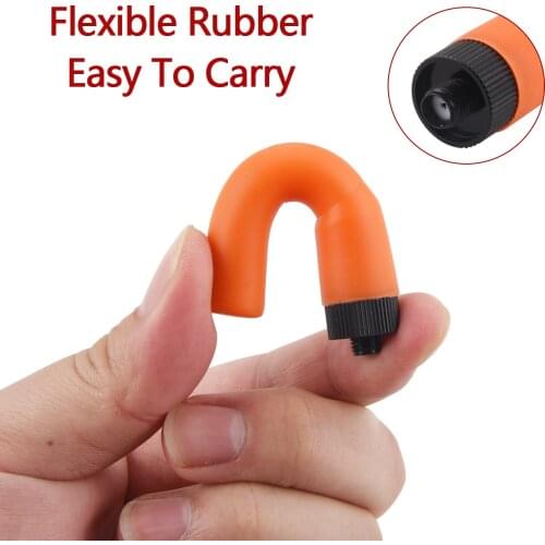 ABBREE Orange Dual Band ST20 SMA-Female Soft Antenna VHF/UHF 144MHz/430MHz Rubber Antenna for UV-5R BF-888S UV-82 UV-9R Plus