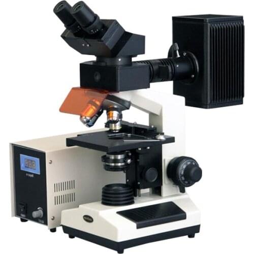 AmScope 40X-1600X Binocular Compound Microscope EPI - Fluorescence FM200BA