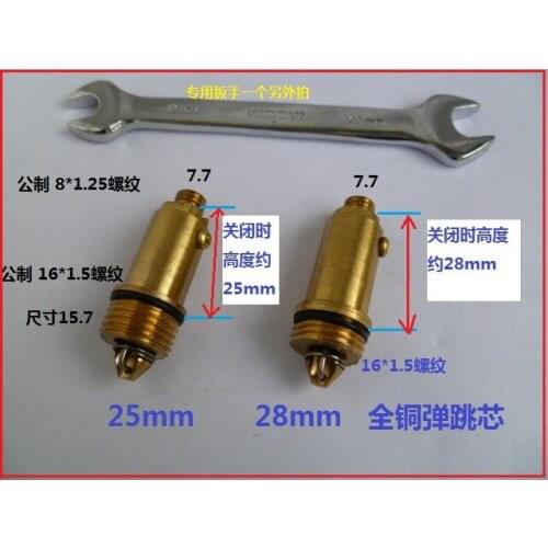 Bumper Diver Full Copper Bouncing Bathtub Basin Basin Water Heater Repair Parts Full Copper Spring Movement Spool