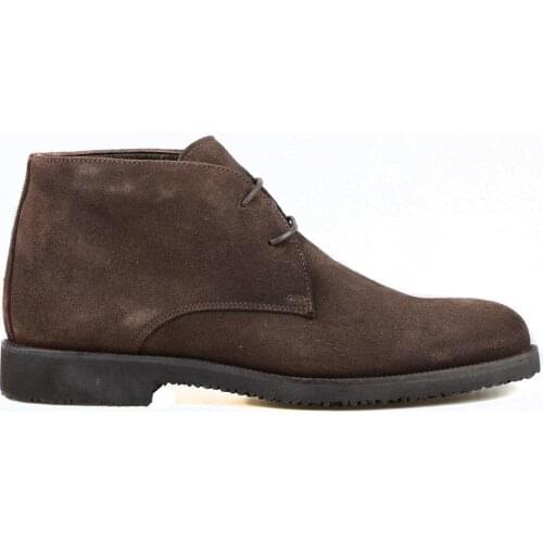 FootCourt- Men Chelsea Boots Non Slip Ankle Boots Cow Suede Brown Genuine Leather Shoes Autumn Winter Boots Zapatos Hombre new