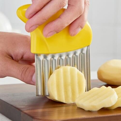 French fries slicer, stainless steel cutlery, chopping vegetables, kitchen knives, fruit utility knives kitchen accessories