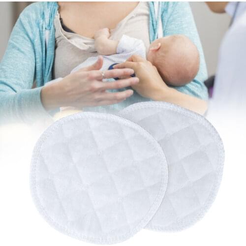 10PCS Washable Soft Cotton Reusable Breastfeeding Pads Nursing Pads