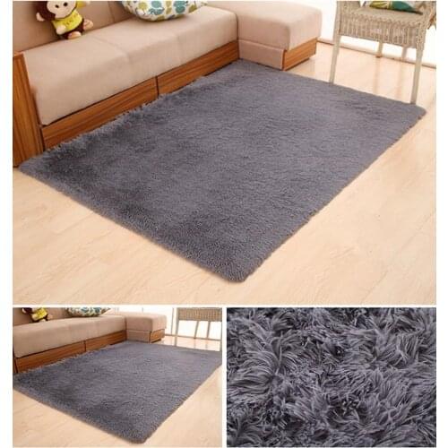 HobbyLane 50*80cm Soft Fleece Carpet Stuffed Fluff Rug Bedroom Bathroom Living Room Non-Slip Floor Mat Drop Shipping